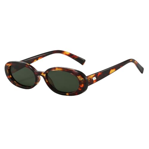 Lunettes de soleil petite monture ovale femmes lunettes rétro tendance forme concave