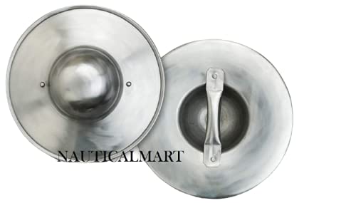 NauticalMart Medieval Plain Buckler Shield with Handle