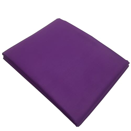 LUMANSUO 100% Cotton Fabric by The YardQuilting Fabric for Sewing Crafts Embroidery Quilt Backing Width 64 inches by Length 1 Yard Dark Purple Muslin Fabric