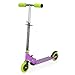 Price comparison product image Xootz Kid's Atom Folding Kick Scooter with Adjustable Handlebars, Purple, 80.5 x 65 x 9.5 cm