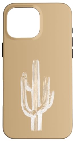 Wilderness Botany Saguaro Cactus - �x�[�W��/�^�� �X�}�z�P�[�X iPhone 16 Pro Max �p