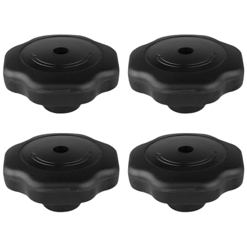 Juego de 4 perillas de plástico antiexplosión para asa y tapa de olla a presión, con bloqueo giratorio, piezas resistentes para electrodomésticos de cocina miniatura 1