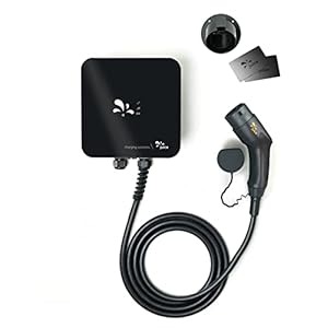 Juice Charger Me, Premium Wallbox Laadstation 11kW/22kW, Compatibel met Type II Elektrische Voertuigen, Eenvoudig Te Installeren, Waterdicht en Schokbestendig, RFID Geactiveerd