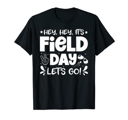 Field Day Fun Day School Rainbow Splash Kids Teacher T-Shirt