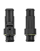 QWORK® 10 Stücke KFZ Stecker Wasserdicht, Steckverbinder 2 Polig, Kabel Steckverbinder Stecker, für KFZ LKW Motorrad – Ansicht 5
