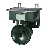 Ultrasonic Woodpecker Deterrent for House Solar Bird Repellent Devices Outdoor Waterproof Animal Repeller