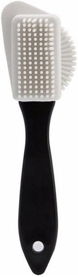 3-Sided Shoe Brush for Cleaning Suede & Nubuck - Perfect for Black Boots, Sneakers & Leather Care - Effective Renovation Tool for Shoe Maintenance