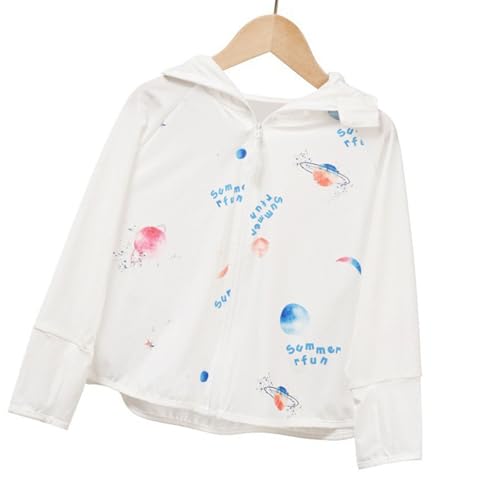 Moletom Com Capuz Protetor Solar para bebê, Jaqueta de Proteção Solar para bebê Em Seda Gelada, Fáci