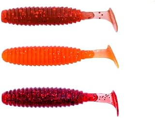 Pack of 18 Swing Impact Fishing Lures 7.5cm/4.5g Paddle Tail Lures Wobbler Fishing Soft Lure for bass Silicone Bait