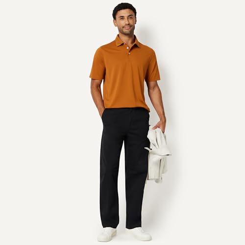 Image of Amazon Essentials Men's Regular-Fit Quick-Dry Short-Sleeve Golf Polo Shirt