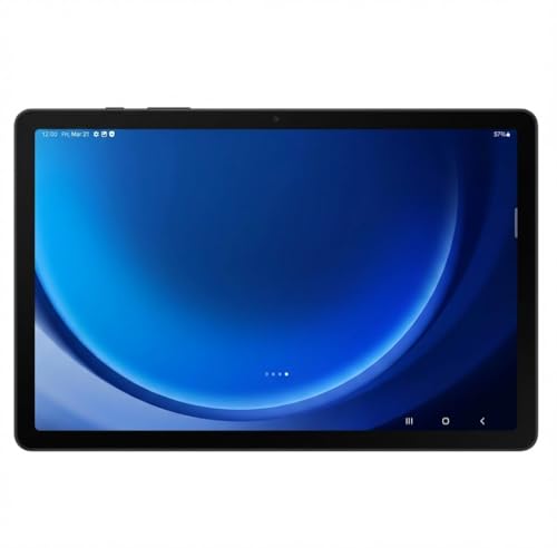 Samsung 2024 Galaxy Tab A9+ 11” 128GB 5G | Android 13 WiFi Touchscreen International | Big Screen, Quad Speakers, Slim | Tablet Bundle - Hard Back Trifold Stand Case + 64GB SD Card (Grey) | MdTec
