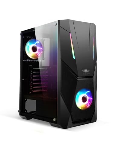 Boîtier PC Gaming mATX à flux d'air optimisé grâce à sa façade en nid d'abeille