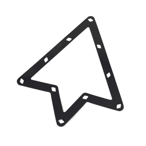 SROUPSUTKK Triangle Billiard Table Magic Sticker Ball Reusable Pool Cue Placing Rack And Sheet Pool Gloves - Image 2