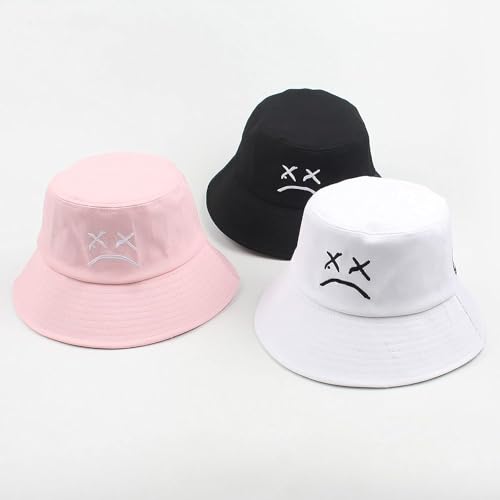 Image of Bucket Hat Unisex Simple Caps Hip Hop Gorros Men Women Cap Beach Fishing Sunhat