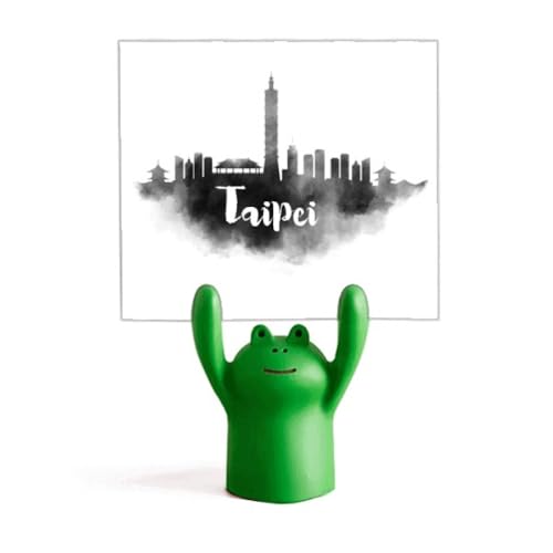 Souvenir Taipei Taiwan original et pince-notes grenouille animée pour cadeau de bureau