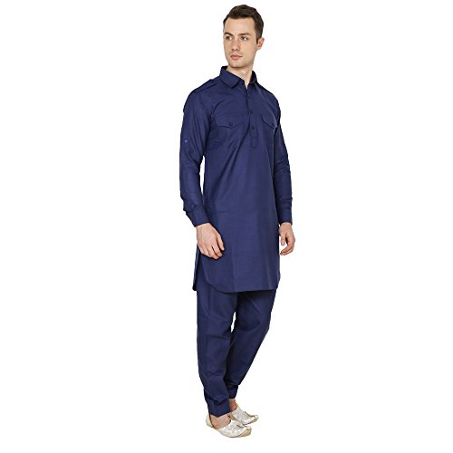 Image of Royal Kurta Men's Cotton Pathani Suit