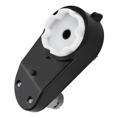 Elektromotor Getriebe, Hochgeschwindigkeits RS390 Elektromotor mit Getriebe für Kinder Elektroauto Motorräder Spielzeug Zubehör(12V 16000RPM),Eigener Motor