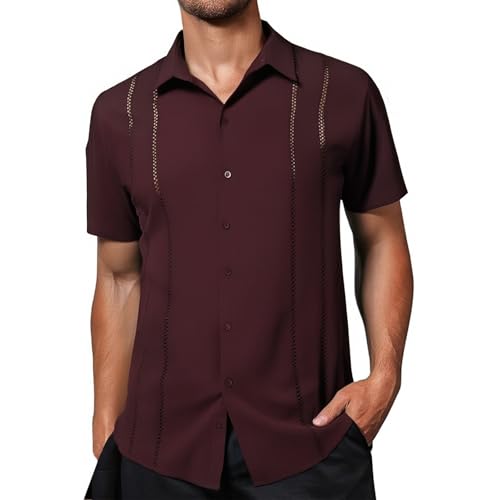 Chemises d'été légères contre la chaleur style tropical décontracté