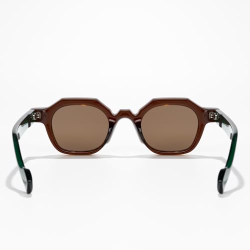 Vintage Sunglasses for Men Women Trendy Geometric Round Frame Perfect for Streetwear Driving Outdoor Fashion4