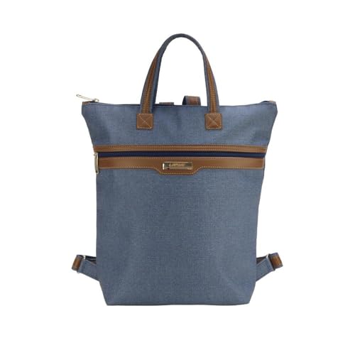 Mochila Slim Lansay Casual Jeans em Vinil