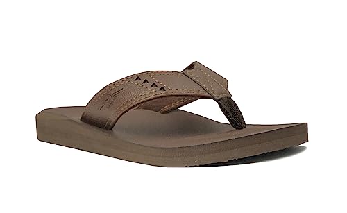 Image of REDVOLUTION New Boys' Beach Sandal TRIBAL Tattoo | Geometric Bali Flip-Flop Sandals