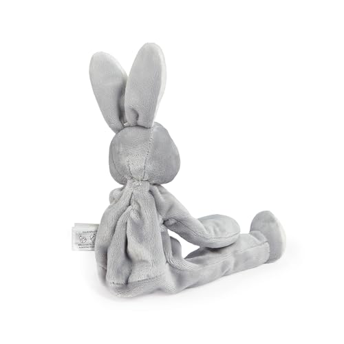 Image of Bunnies By The Bay inchBloom inch Bunny Silly Buddy - Animal Pacifier Holder Plush Toy with Velcro Loop Attachment - 10 inch (25cm) Size