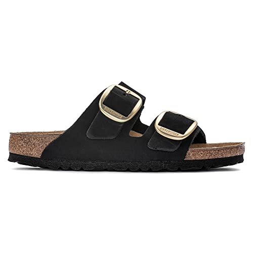 Birkenstock Sandales à Grande Boucle Cuir huilé Femme Arizona
