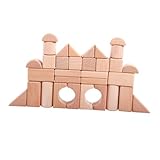 Bloc de hêtre - de petite taille, pratique à transporter et à utiliser, c'est un outil pour l'éducation artisanale de vos enfants, cube en bois