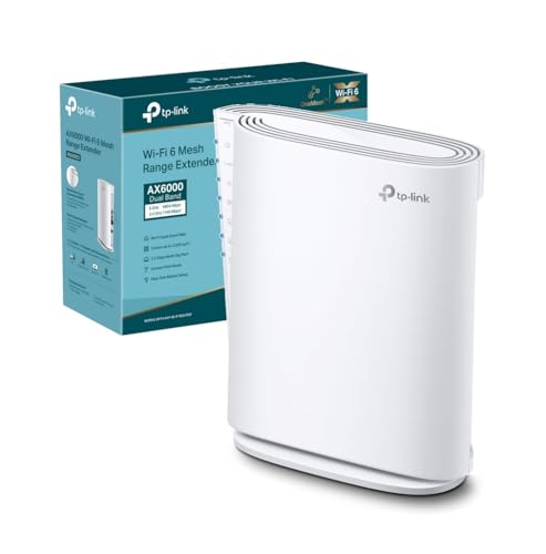 TP-Link RE900XD Ripetitore Wi-Fi 6 AX6000Mbps, Dual-Band, Porta 2.5Gbps