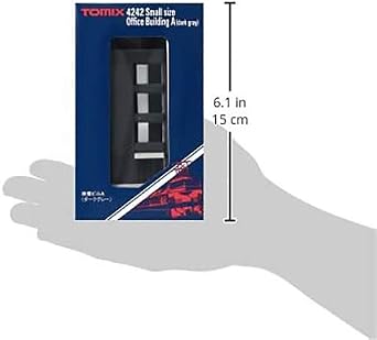 TOMMYTEC TOMYTEC TOMIX N Gauge Commercial Building A Dark Gray 4242 Railway Model Supplies