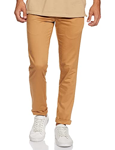Image of Park Avenue Men's Cotton Blend Dobby Pattern Neo Fit Flat Front Chinos