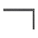 Starrett RS-24 Steel L-Shaped Rafter/Framing Square, 24" x 16" Length