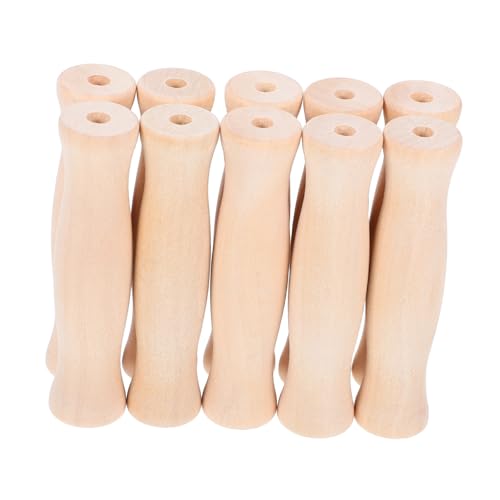 VALICLUD 10 Asas De Madera para Cubos De Agua: Asa Ergonómica para Cubos, Fácil De Reemplazar Y Reparar. El Agarre para Transportar El Cubo Mejora La Comodidad Y Reduce La Fatiga De Las