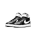 Nike Boy's Court Borough Mid 2 (Big Kid) Sneaker, Black/White, 6