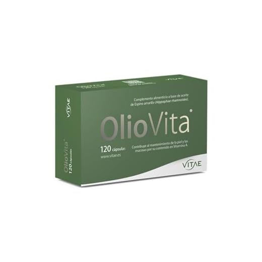 Vitae Oliovita 120 cápsulas | Espino amarillo (rico en omega7) | Hidratación y Nutrición de la piel | Sequedad | La Revolución de la Hidratación