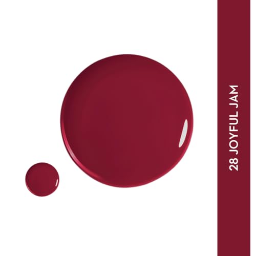 Image of SUGAR Cosmetics Tip Tac Toe Nail Lacquer Classic | Long-lasting, 100% Chip-resistant & Glossy Finish | 10ml - 28 Joyful Jam - 9ml