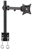 SIIG Tilt/swivel/rotate Single Extend Desk Mount for 13 to 27 Inches Monitor, Black (CE-MT0N11-S1)