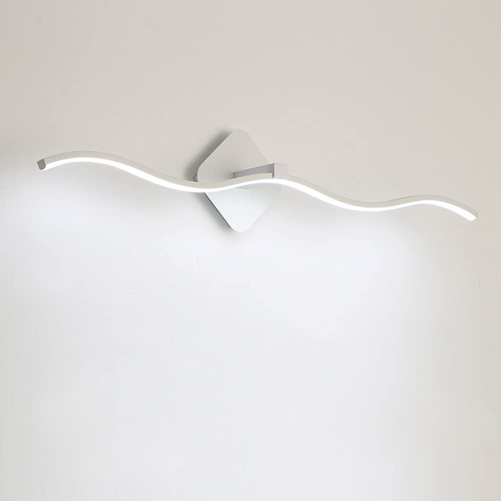 Lampe de vanité LED pour miroir salle de bain vague