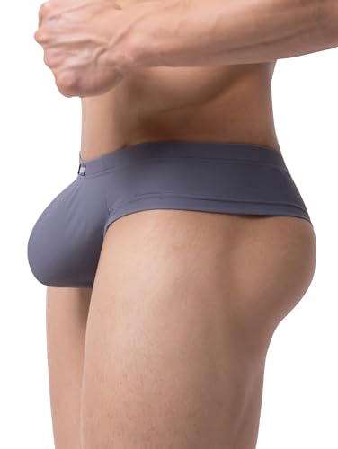 iKingsky Men's Sexy Cheeky Boxer Briefs Lift Pouch Thong Underwear Brazilian Back Under Panties for Men3