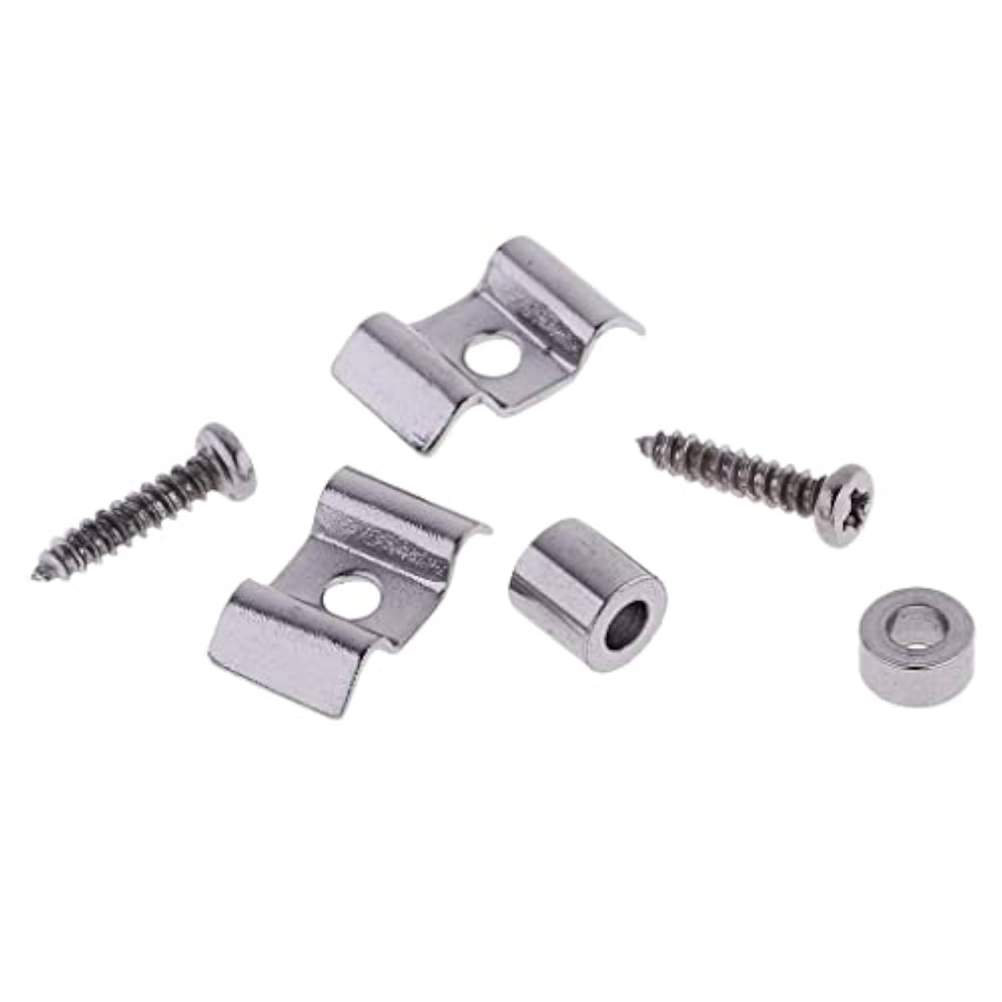 Guitar Roller String Tree Guide Retainer for ST SQ Electric Guitars, Silver
