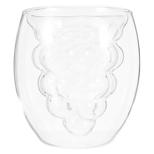 Vaso de vidrio de doble pared ideal para disfrutar de tus vinos y cafés en casa u oficina 2