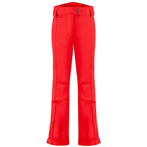 Pantalon de ski stretch Poivre Blanc haut de gamme rouge femme taille 8