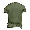 2026 Short Sleeve Graphic Print T-Shirt, Comfortable Casual Crew Neck Shirt for Everyday Outdoor Activities, Green, 3XL #2