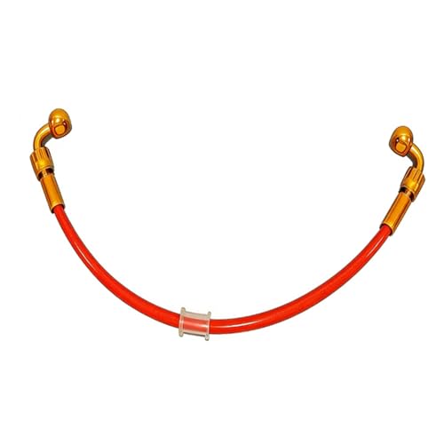 Tubo de embrague hidráulico AN3 largo de 4300mm para instalación de frenos de moto con codo 90°