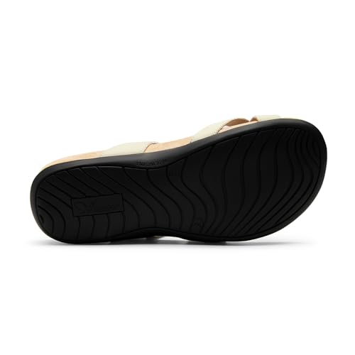 Image of Athlefit Women's Orthopedic Sandal with Arch Support | Adjustable Slip On Open Toe Flat Thong Flip Flops,Plantar Fasciitis Comfy Cushioned Footbed,Dressy Casual Walking Summer