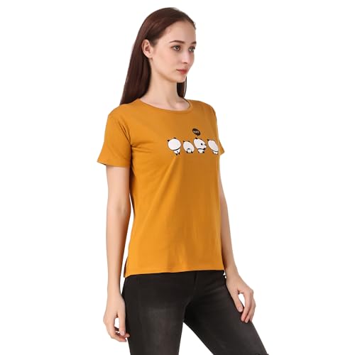 Image of NIVIK Printed Cotton T-Shirt for Women