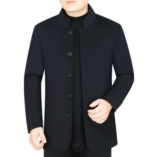 Veste d'hiver homme contre le froid blouson chaud rembourré en coton