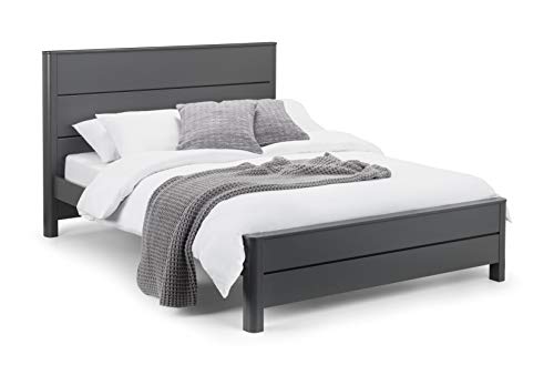Julian Bowen Chloe Bed - Storm Grey/Black Painted Beds