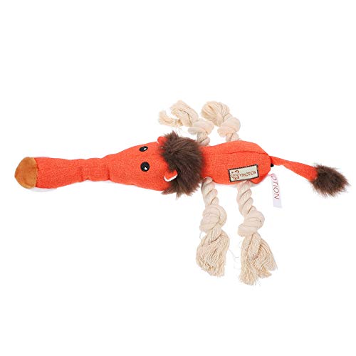 TEHAUX Brinquedo de cachorro que range animal de estimação Cachorro de brinquedo de mascar brinquedo