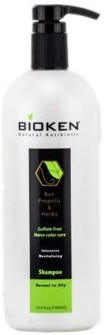 Bioken Bee Propolis and Herbs Intensive Rejuvenating Shampoo Normal to Oily (33.8 oz)